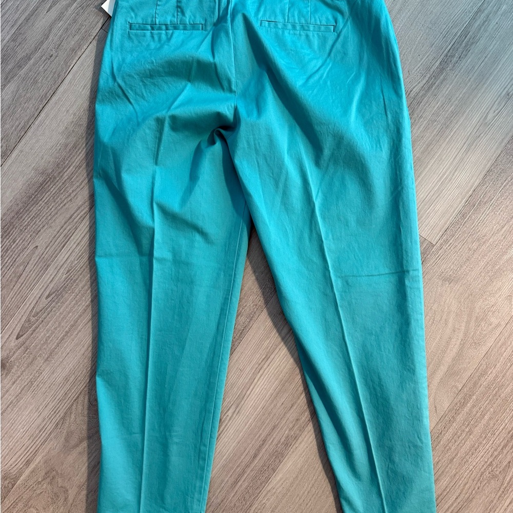 J. Crew Skimmer city pant Leg in Teal - Size 6 - Picture 2 of 3